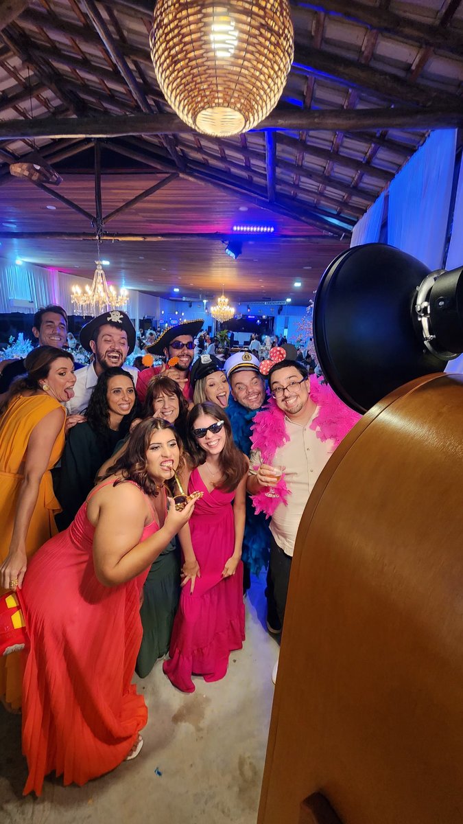 Espelho Mágico Retrô em festa de 15 anos em Itu